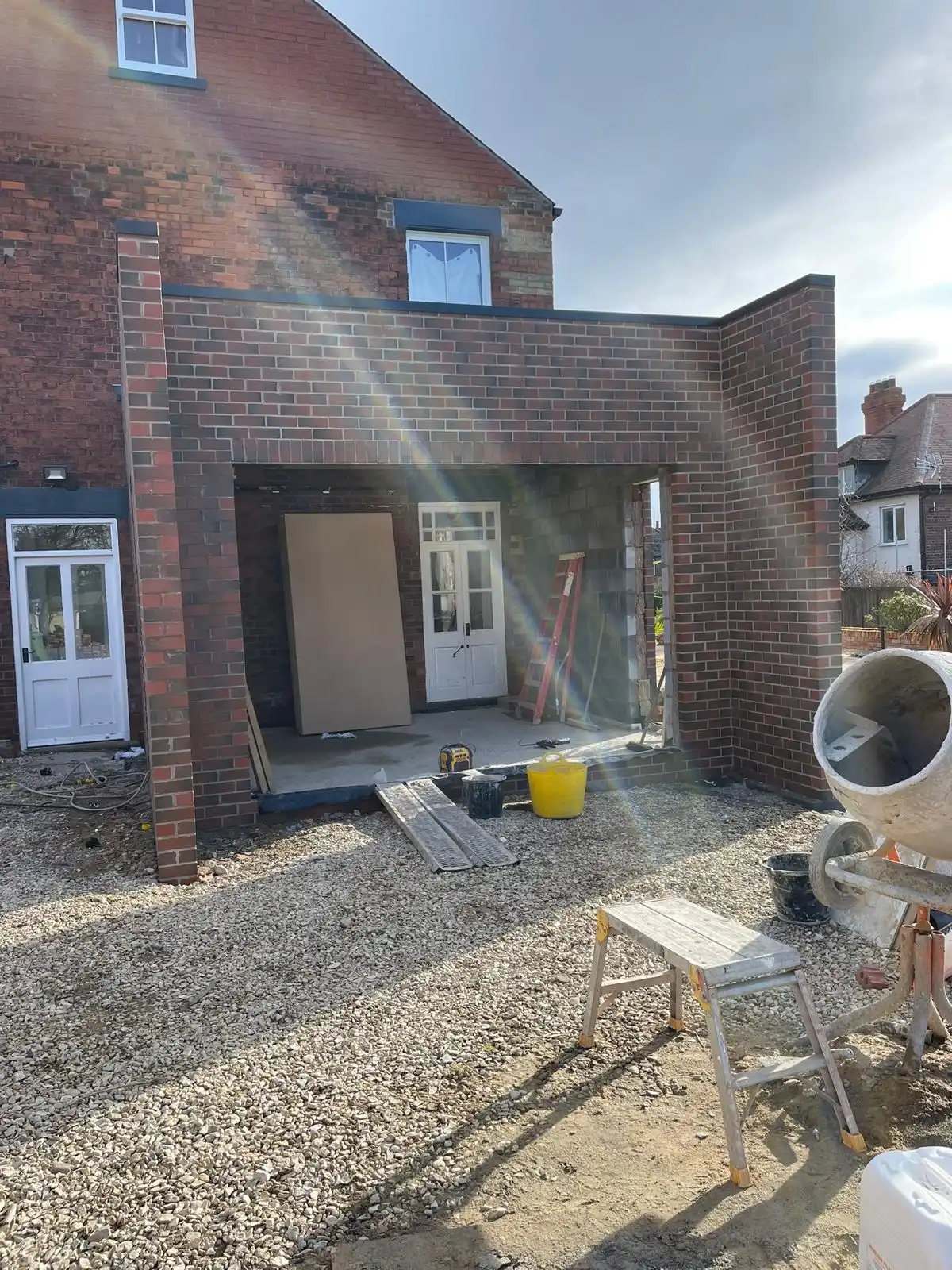 Scaffold Removed